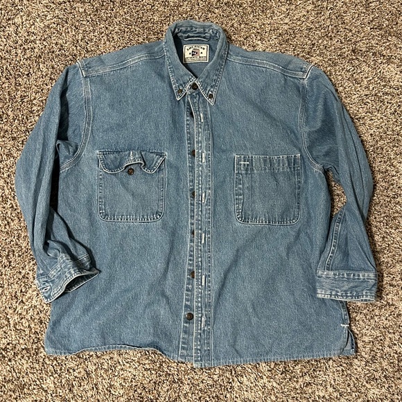 American Blue Authentic Denim Shirt - Picture 1 of 3